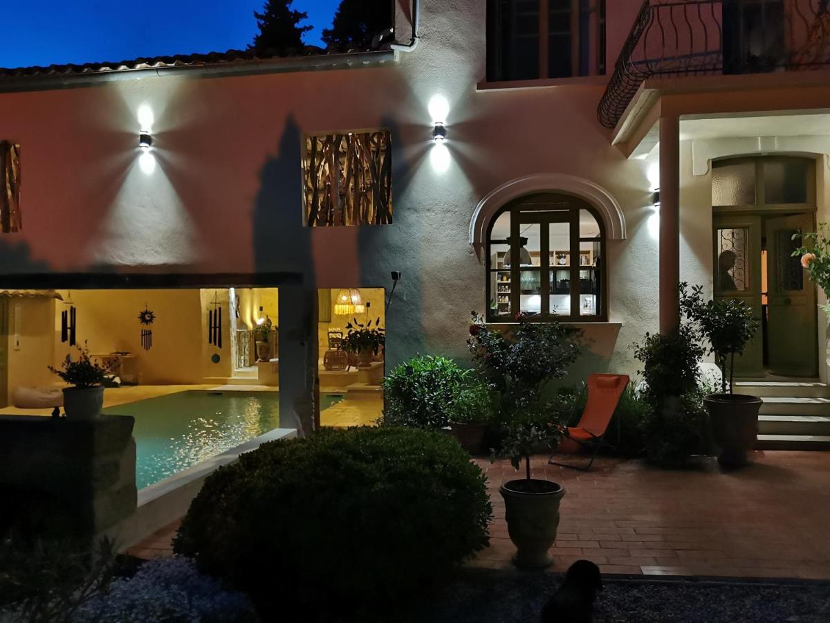 La Bastide Du Chateau Montfaucon (Gard) Exterior foto